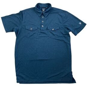 Kuhl 4 snap button front pocket stretch shirt Men's size S